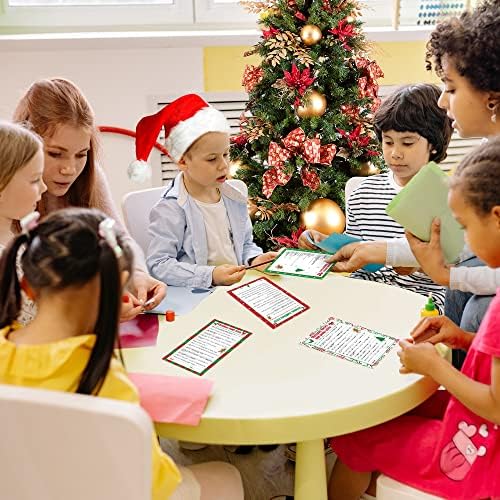 62 Pcs Christmas Trivia Party Game Cards, Xmas Festival Guessing Activity