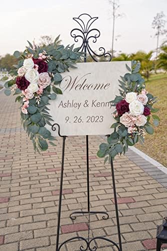 ponatia Artificial Wedding Arch Flowers Set of 2
