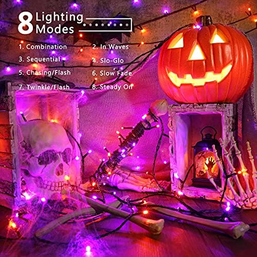 Brizled Outdoor Halloween Lights, 164FT 500 LED Halloween String Lights