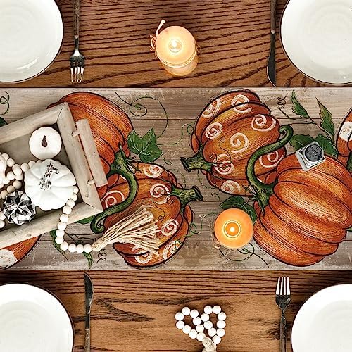 Artoid Mode 210 GSM Fall Table Runner Home Party Decor 13x120 Inch