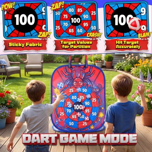 Bean Bag Toss Game for Kids - Cornhole Board Outdoor Toys for Toddlers -Party Activities Carnival Outside Yard Backyard Beach Lawn Games Toy for Kid Boys Girls Age 3 4 5 6 7 8 Year Old Birthday Gifts