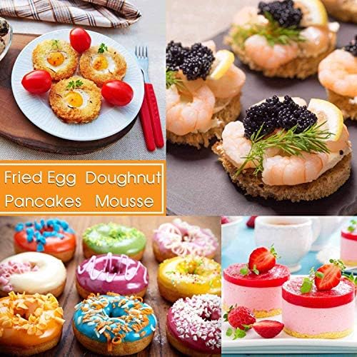HULISEN Biscuit Cutter Set 11-Pc, Stainless Steel Round Cookie Cutters