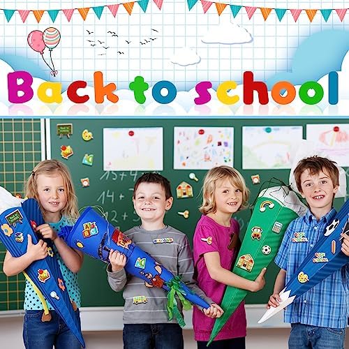 JULBEAR 300 Pcs Back to School Foam Stickers for Kids Campus DIY Crafts