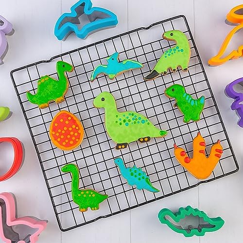 Nifogo Dinosaur Cookie Cutters 9 Pcs