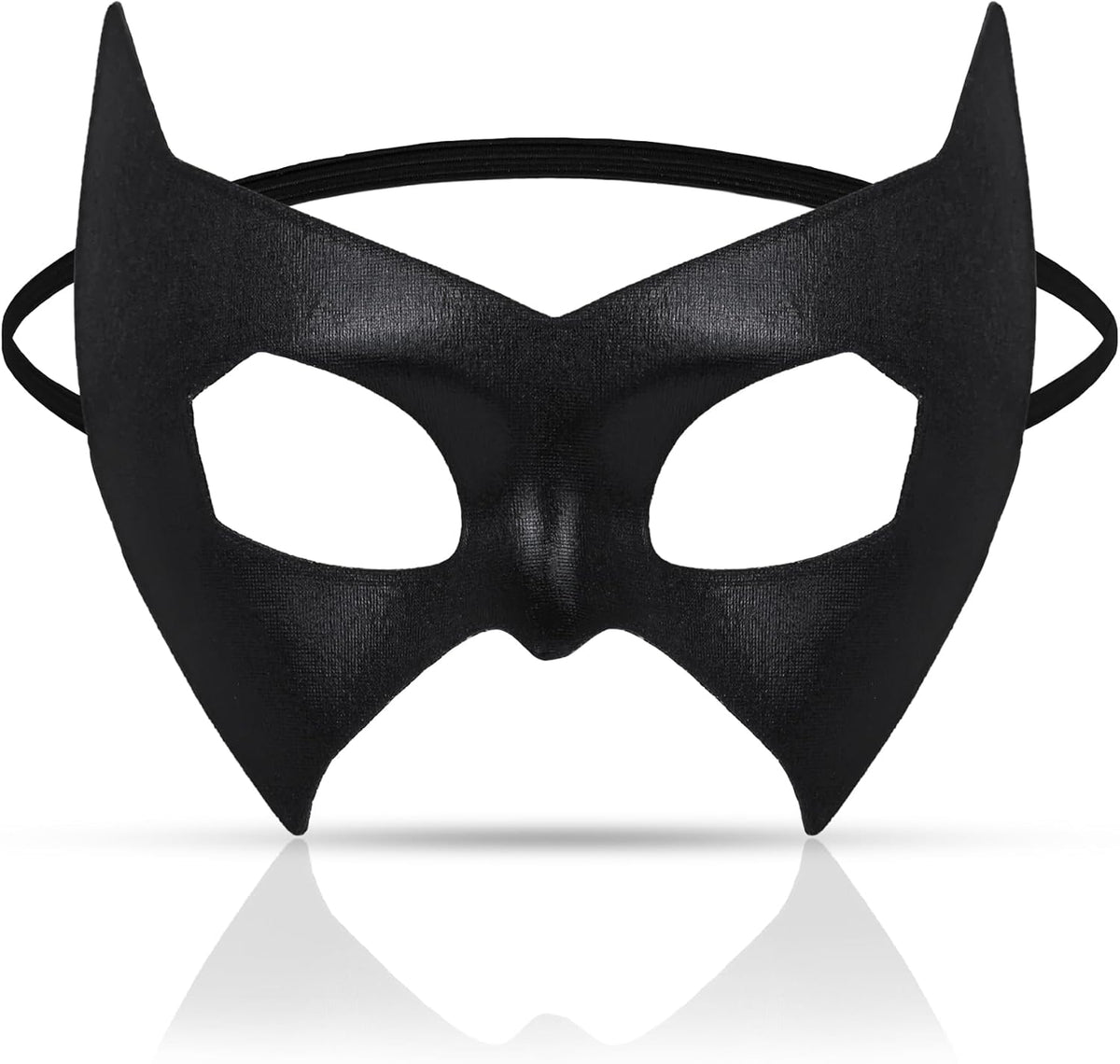 Bat Eye Mask, Black Superhero Eye Mask Batgirl Costume Masks for Women Adult for Halloween Role Play Cosplay
