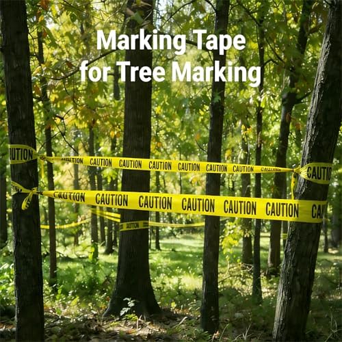 SWRT 1 Roll Premium Yellow Caution Tape, 3 Inch x 1000FT Halloween Decor