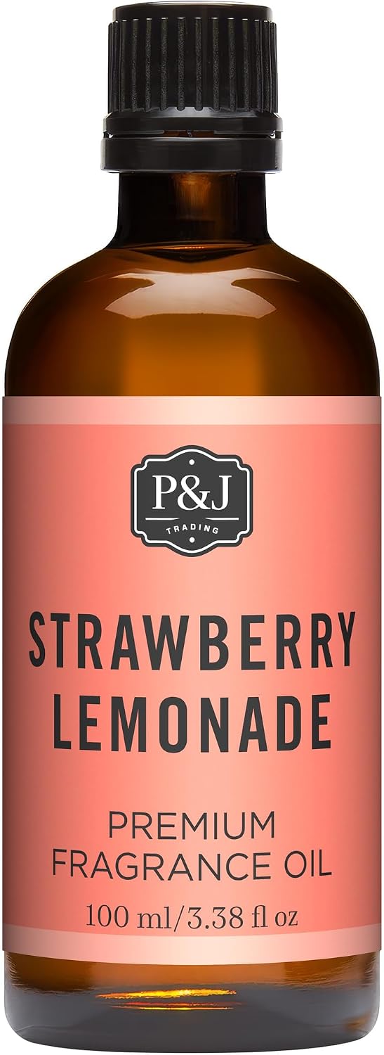 P&J Trading - Strawberry Lemonade Scented Oil 100ml - Fragrance Oil for Candle Making, Soap Making, Diffuser Oil