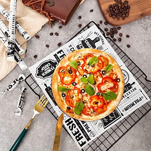 160 Pcs Newsprint Wax Paper Sheets, Newspaper Theme
