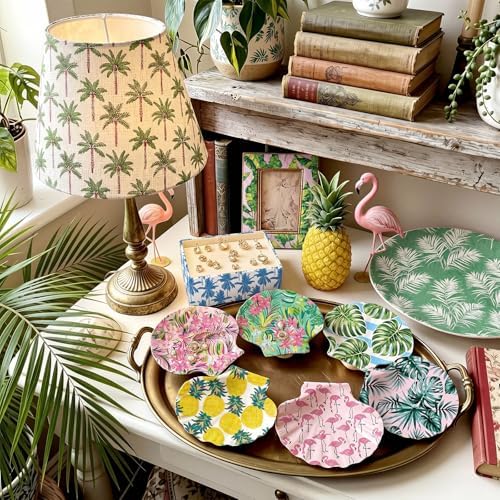 Yexiya 36 Sheet 12 Style Preppy Tropical Theme Paper Napkins for Decoupage