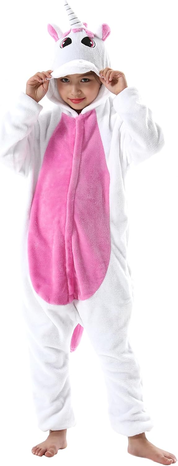 ATOZ Onesie for Kids, Animal Pajamas Halloween Cosplay Costume Girls Boys
