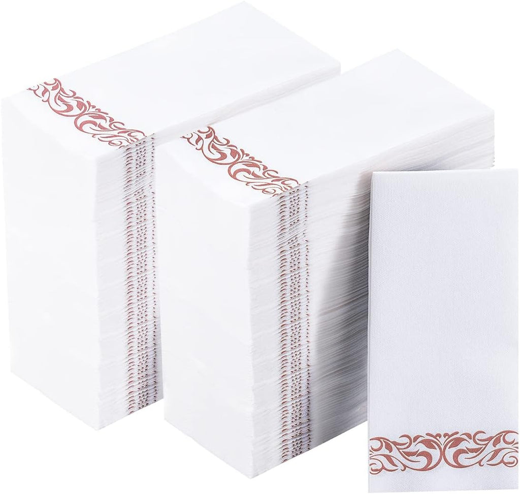 Vplus 400 Pack Paper Napkins, Soft Dinner Napkins, 3 Ply, Rose Gold