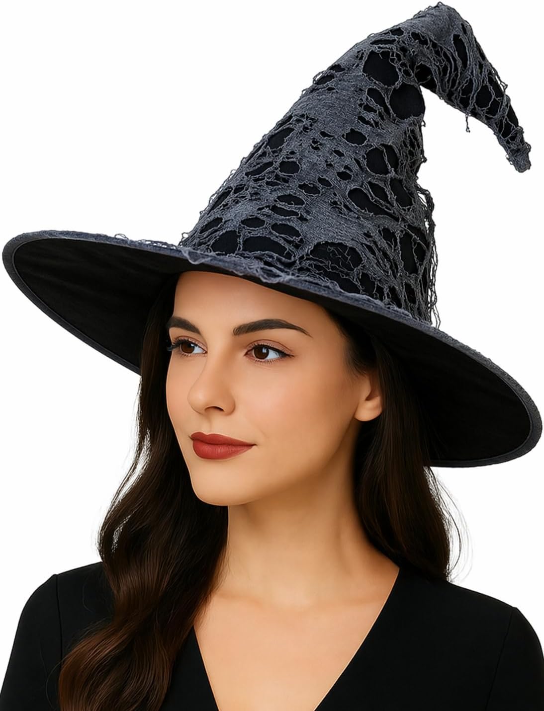 Witch Hat,Halloween hat,wizard hat, Witch Costume – Spooky Vintage Halloween Accessory for Cosplay & Costume Parties