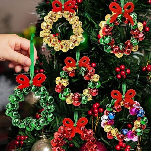 AWHETIE Christmas Crafts for Adults,12 Sets Christmas Beaded Ornament Kit