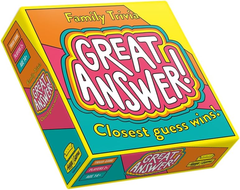 Hygge Games Great Answer! Fun Family Trivia Game