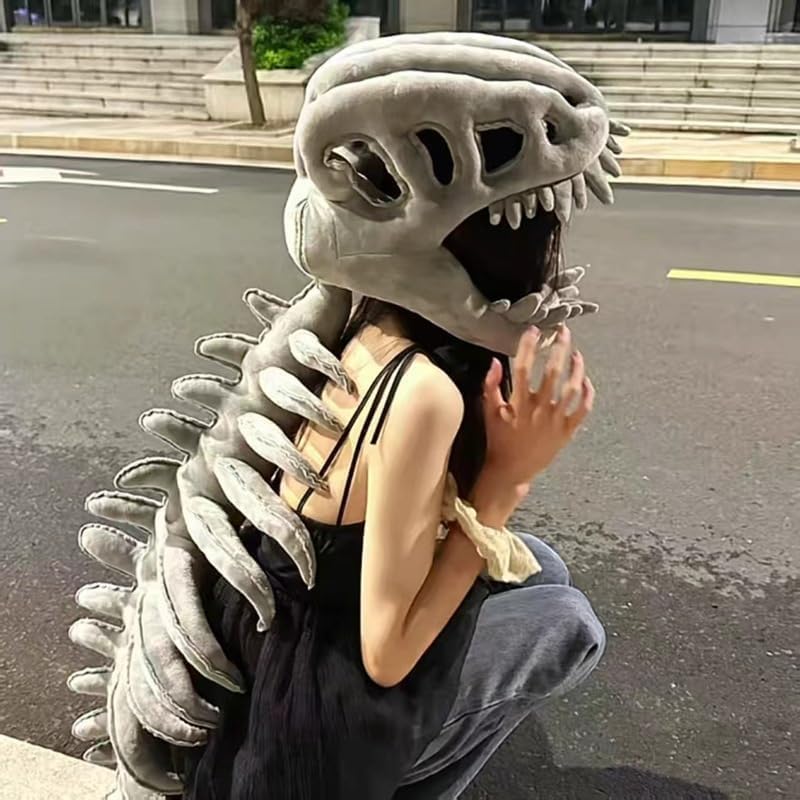 Dinosaur Costume-3D Skeleton Design,Halloween Dinosaur Skeleton Costume