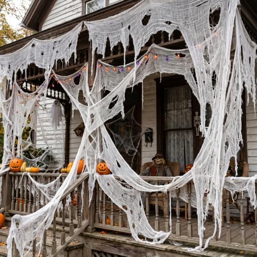 Tlswshsy 500'' x 39''Large Halloween Creepy Cloth, Spooky Gauze Decoration