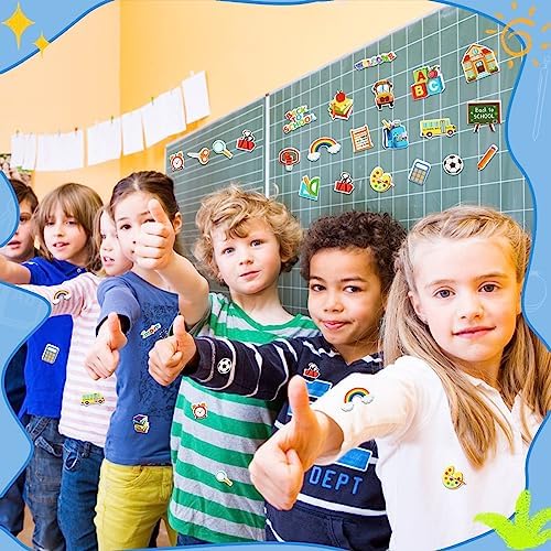 JULBEAR 300 Pcs Back to School Foam Stickers for Kids Campus DIY Crafts