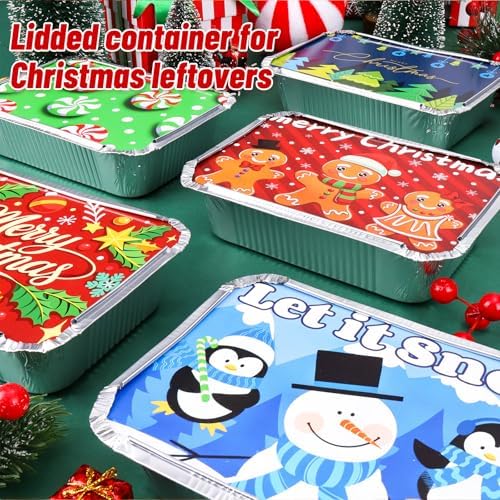 40 PCS Christmas Cookie Containers with Lids