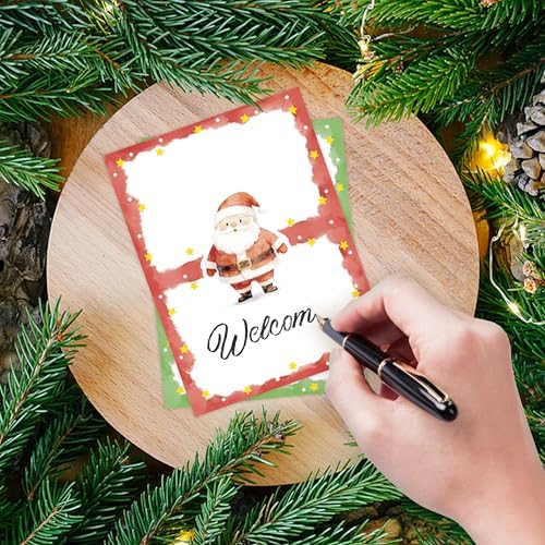 48 Pcs Christmas Place Cards Foldable Tent Cards (Christmas)
