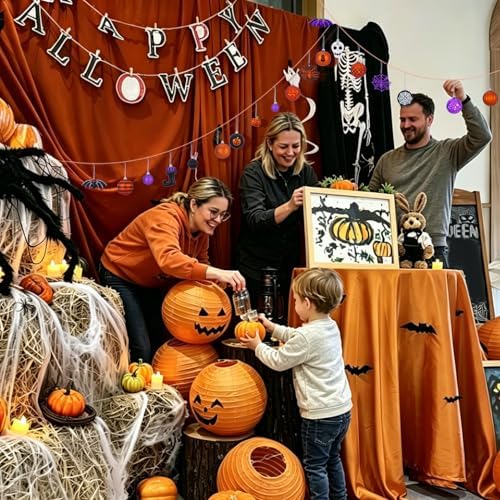 100 Pcs Halloween Ornaments for Tree Decorations, Shatterproof