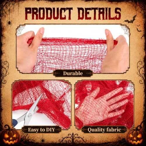 ZYP 320 x 80 in Halloween Creepy Cloth for Yard and Outdoor Decorations