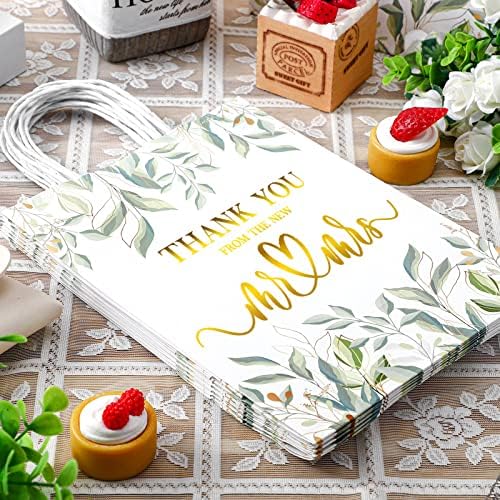 Panelee 24 Pcs Wedding Welcome Bags Thank You Gift Bags for Guests