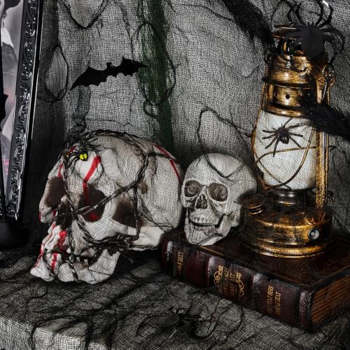 600 x 80 in Halloween Creepy Cloth for Yard and Outdoor Decorations, Black