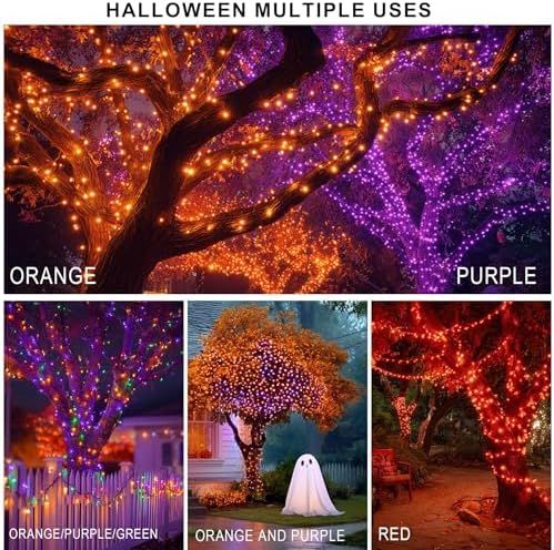 TW SHINE Smart Color Changing Christmas Lights Outdoor, 328FT 1000 LED RGB Halloween String Lights with Remote & App Control & Timer Waterproof for Indoor Holiday Xmas Tree Wedding Decorations