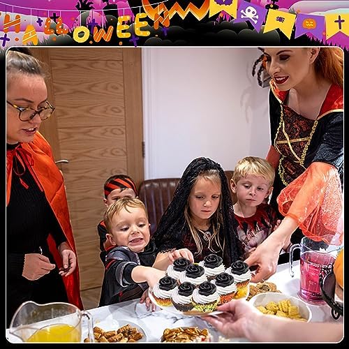 SANNIX 450pcs Halloween Cupcake Liners, Ghost Pumpkin Baking Cups Standard