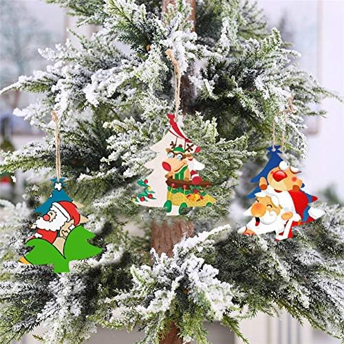 Wooden Christmas Ornaments Natural Wood Slices Unfinished Wooden Cutouts