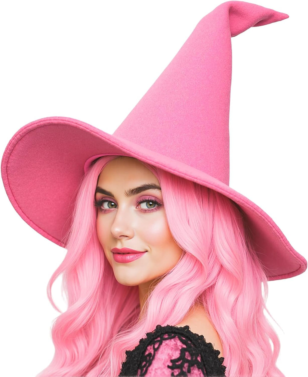 Witch Hat, 18IN Wizard Hat Cosplay Accessories for Halloween