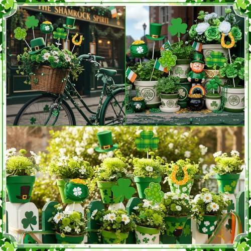 Pickmesh 6 Pcs 12" Fall Football Outdoor Decor Metal Football Garden Stake