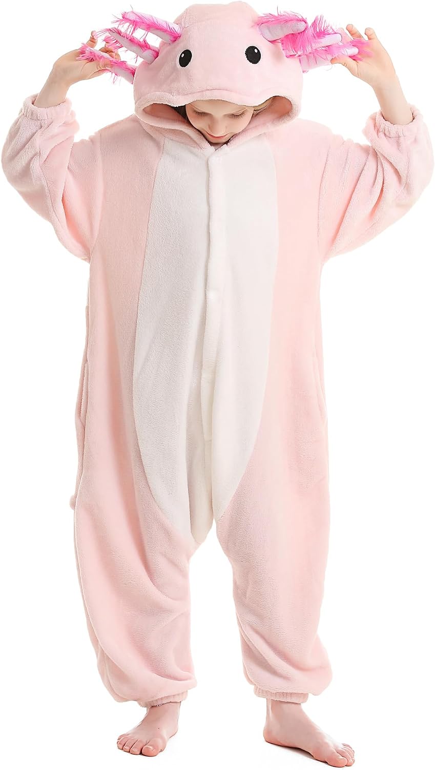 ATOZ Onesie for Kids, Animal Pajamas Halloween Cosplay Costume Girls Boys