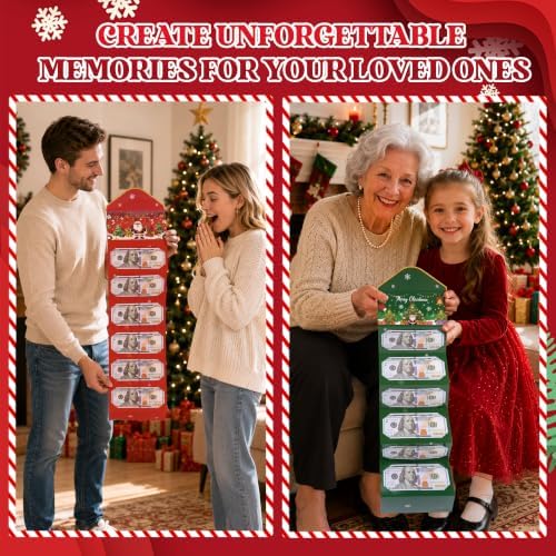 New 2Pcs Christmas Money Holders for Cash, Christmas Gift Card Holder
