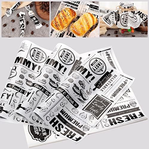 160 Pcs Newsprint Wax Paper Sheets, Newspaper Theme