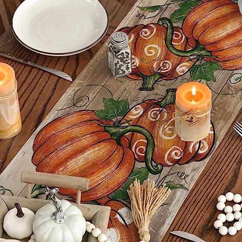 Artoid Mode 210 GSM Fall Table Runner Home Party Decor 13x120 Inch