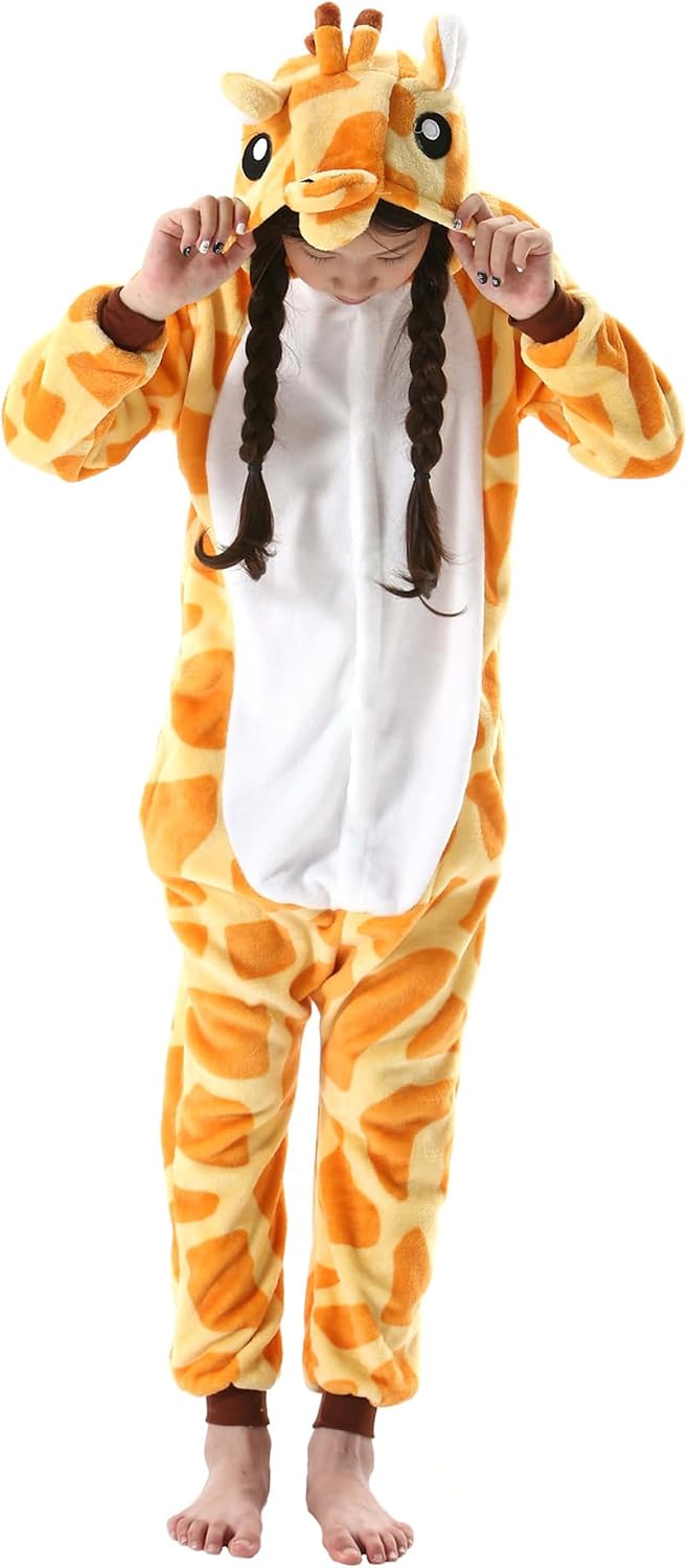 ATOZ Onesie for Kids, Animal Pajamas Halloween Cosplay Costume Girls Boys
