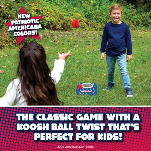 Koosh Cornhole Set for Kids, Outdoor Toys for Kids, Koosh Balls Included