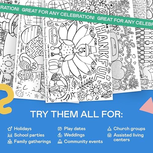 Tiny Expressions Wedding Activity Placemats, Pack of 12