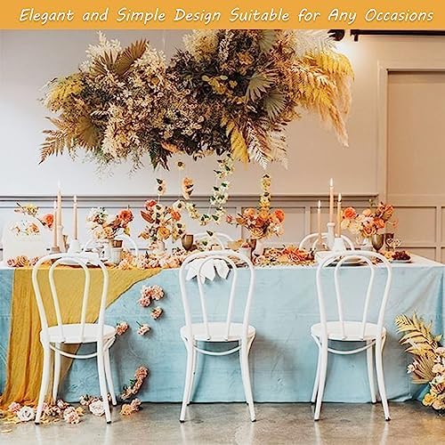 35x72 Inch Mustard Cheesecloth Table Runner Fall Thanksgiving Boho Decor