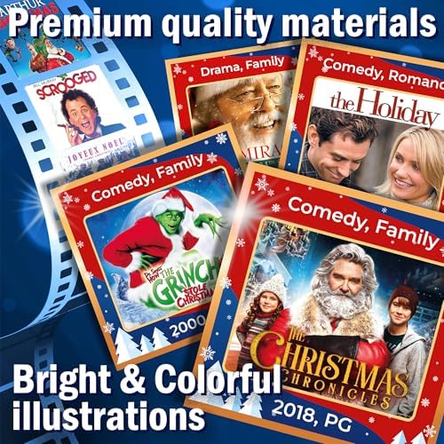 Christmas Movie Scratch-Off Cards – 36 Fun Challenges for Movie Lovers
