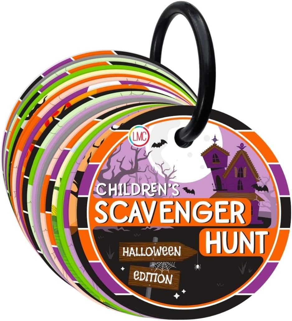 Blu Jay Children's Scavenger Hunt Cards - Halloween Edition
