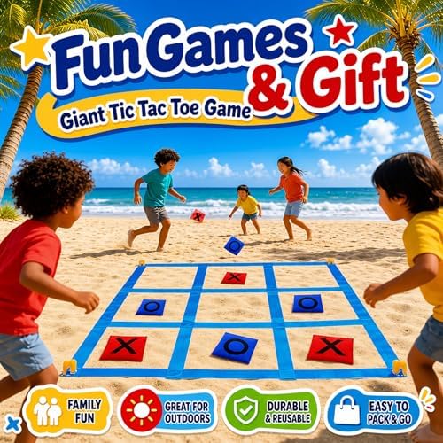 Bean Bags for Tossing Tic Tac Toe and Cornhole Toss Games