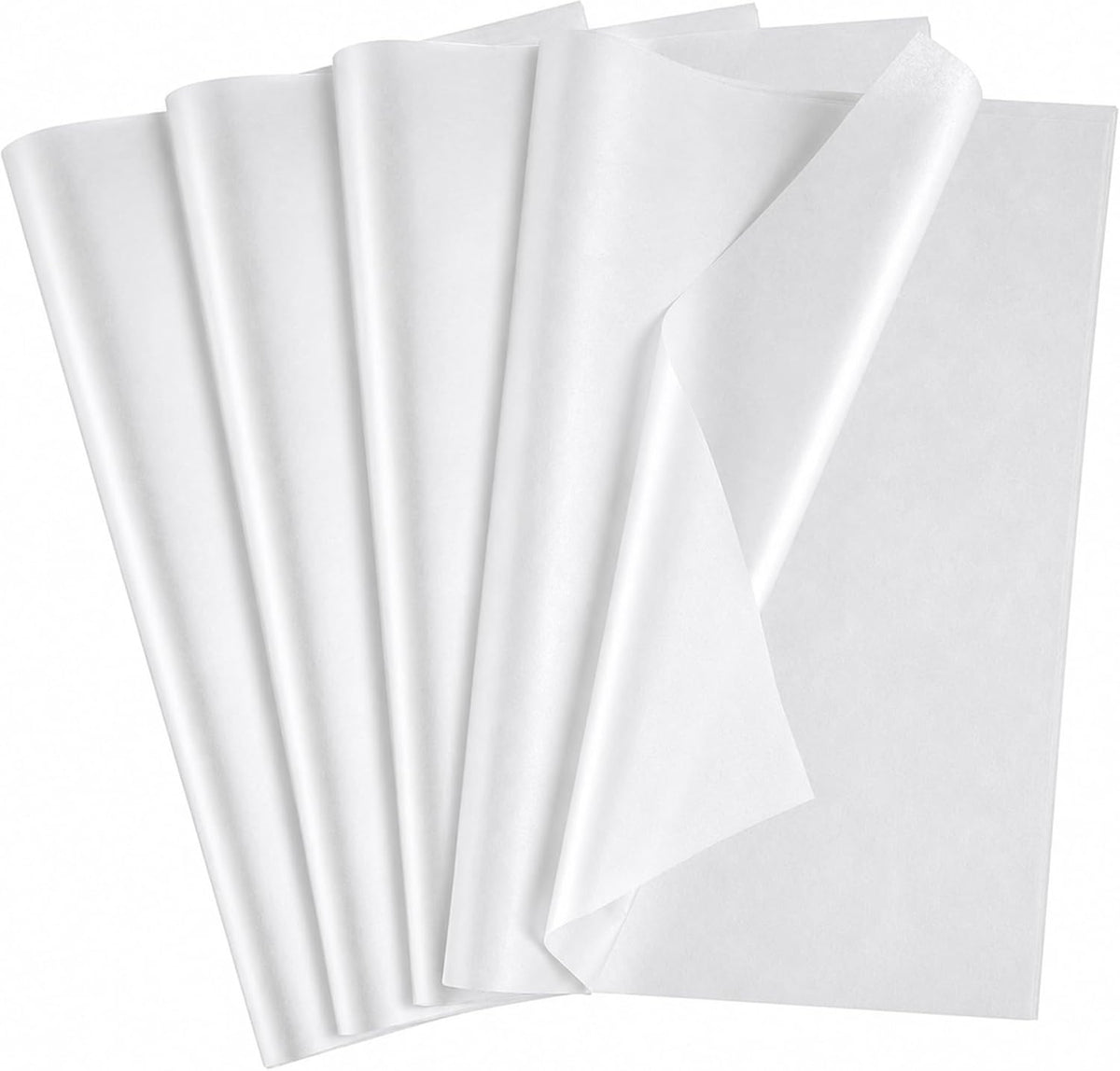 White Tissue Paper - 50 Sheets Wrapping Paper for Gift Bags Boxes
