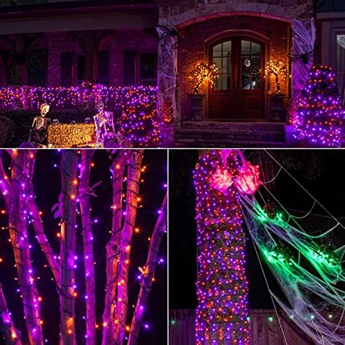 Brizled Outdoor Halloween Lights, 164FT 500 LED Halloween String Lights