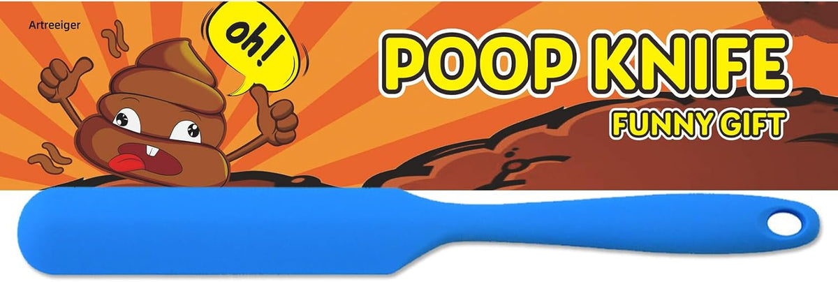 Poop Knife Funny Gag Gifts, Poop Cutter Knife Prank Practical Joke Toys for White Elephant Gift Exchange, Christmas Stocking Stuffers, Birthday, Party, Toilet Fun Gadgets Poop Stick Weird Gifts