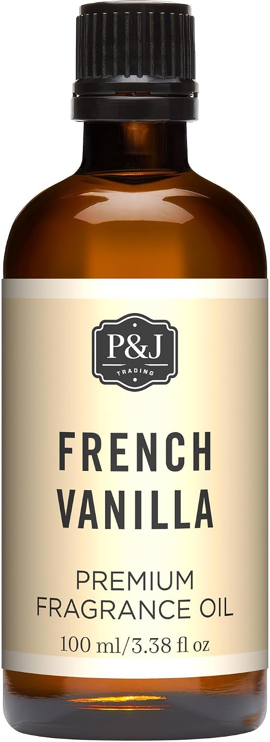 P&J Trading Fragrance Oil | French Vanilla Oil 100ml - Candle Scents for Candle Making, Freshie Scents, Soap Making Supplies, Diffuser Oil Scents