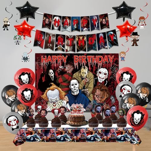 Halloween Party Decorations Kit, 38 Pcs Spooky Birthday Set