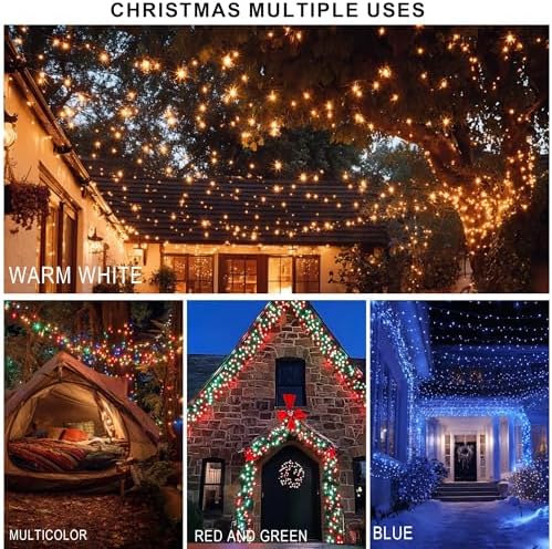 TW SHINE Smart Color Changing Christmas Lights Outdoor, 328FT 1000 LED RGB Halloween String Lights with Remote & App Control & Timer Waterproof for Indoor Holiday Xmas Tree Wedding Decorations