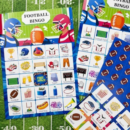 OHOME Football Games - Football Bingo Cards for Kids | Super Game Bowl 2027